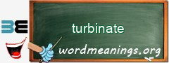 WordMeaning blackboard for turbinate